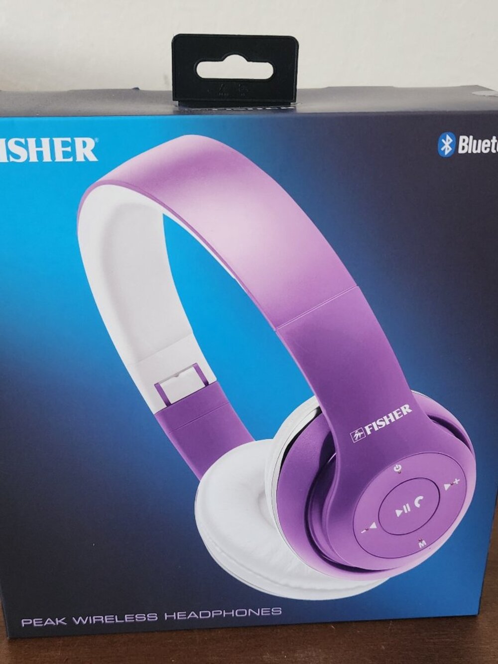 Fisher Peak Wireless Headphones Bluetooth Over The Ear Headphone